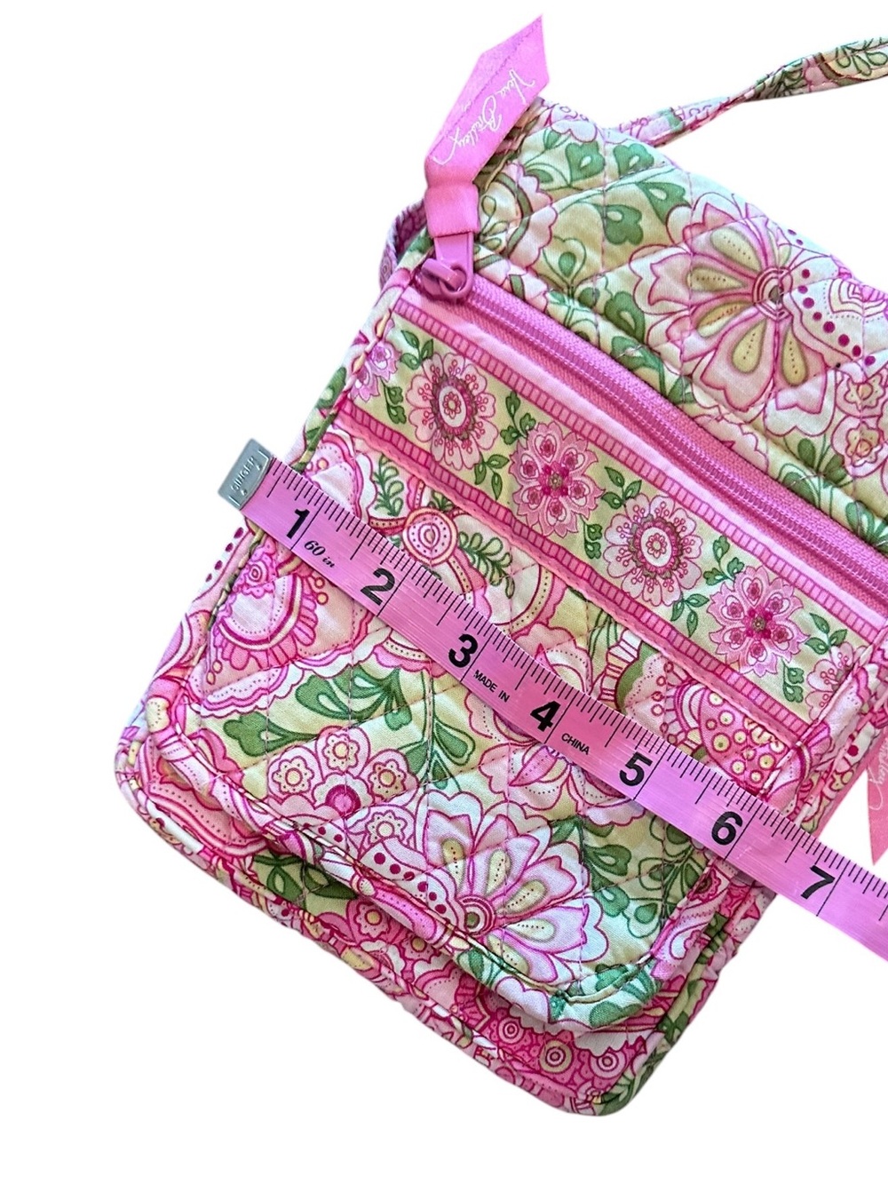 Vera Bradley Pink Petal Pink Quilted Crossbody & Wallet Set Vtg Vintage - Picture 7 of 14